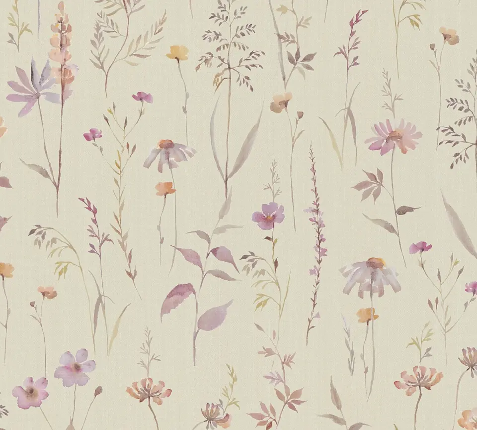 Papel Mural Flores Acuarela / 792373 (Spectrum) 4