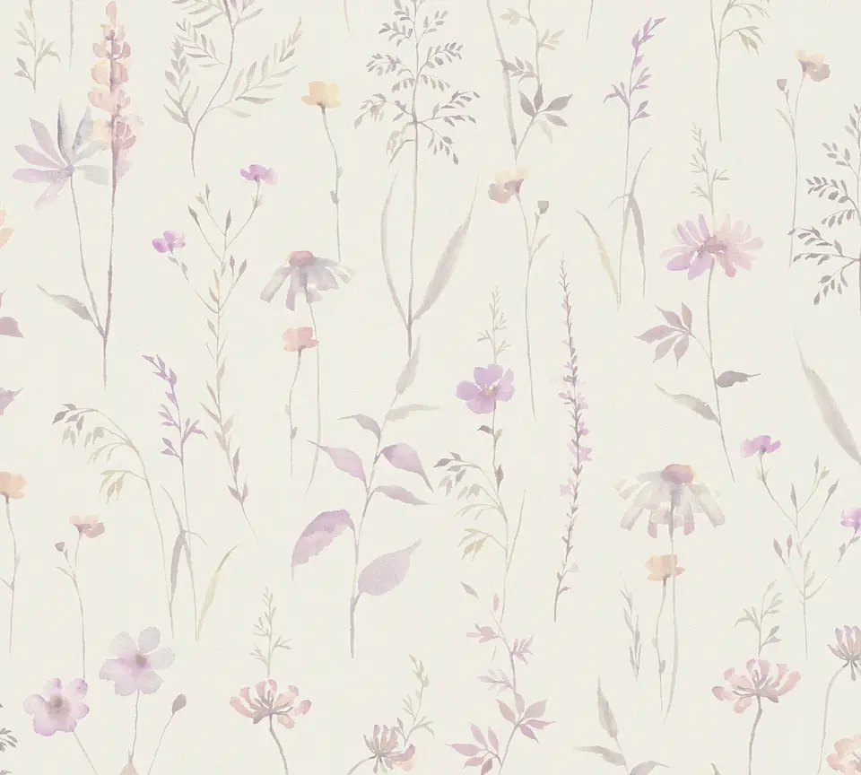 Papel Mural Flores Acuarela / 792374 (Spectrum) 4