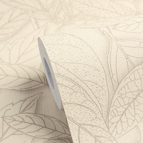 Papel Mural Hojas Beige / 792381 (Spectrum)