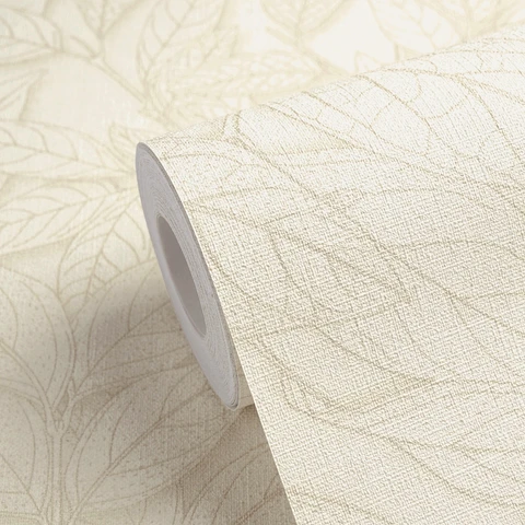 Papel Mural Hojas Beige / 792384 (Spectrum)