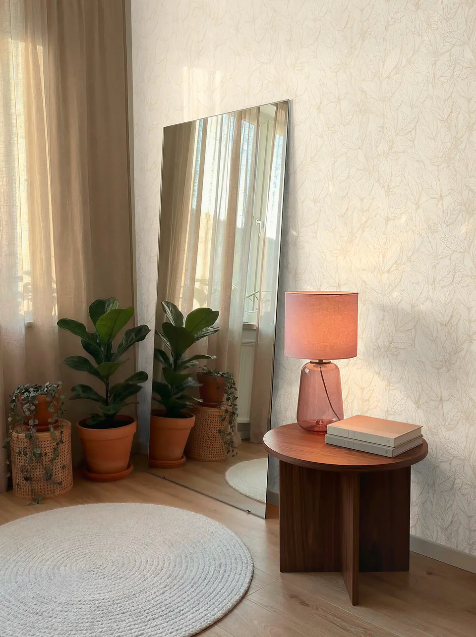 Papel Mural Hojas Beige / 792384 (Spectrum) 1