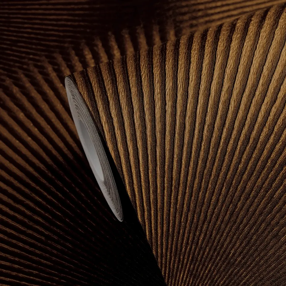 Papel Mural Espiral Satinado Café / 792525 (Spectrum) 3