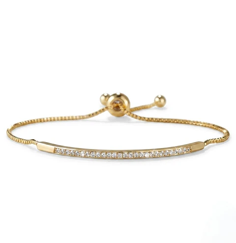 Brazalete dorado broche deslizante