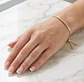 Brazalete dorado broche deslizante - Miniatura 4