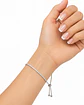 Brazalete tipo tenis moissanita ajustable - Miniatura 4