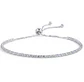 Brazalete tipo tenis moissanita ajustable - Miniatura 1