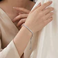 Brazalete tipo tenis moissanita ajustable - Miniatura 2