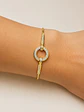 Brazalete plata anillo infinito micro-circones - Miniatura 2
