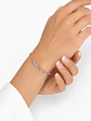 Pulsera plata doble cadena sofisticada - Miniatura 2