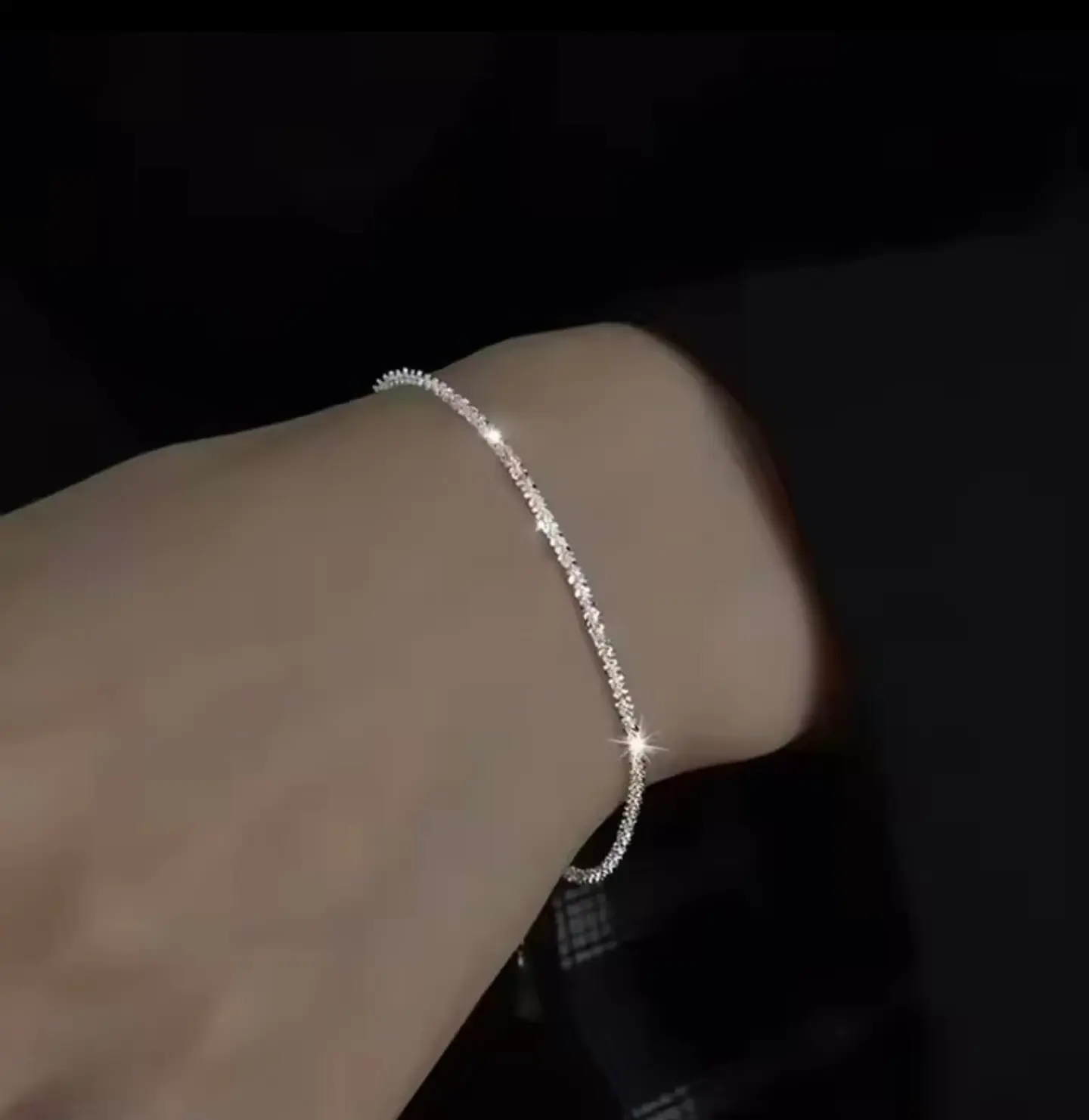 Brazalete plata atemporal pureza brillo 2