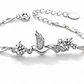 Brazalete plata 925 colibrí con circones - Miniatura 4