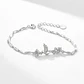 Brazalete plata 925 colibrí con circones - Miniatura 1
