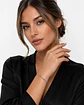 Brazalete plata 925 circón lila amatista - Miniatura 6