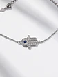 Pulsera plata Hamsa y Ojo Turco - Miniatura 4
