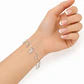 Pulsera plata 925 tréboles de la suerte - Miniatura 5