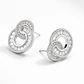Aros plata 925 aros entrelazados con circones - Miniatura 1