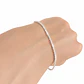 Conjunto plata tenis collar y pulsera - Miniatura 3