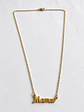 Collar dorado dije Mamá - Miniatura 3
