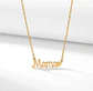 Collar dorado dije Mamá - Miniatura 1