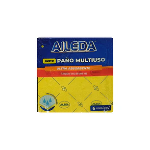 Paño ultra absorvente pack 6