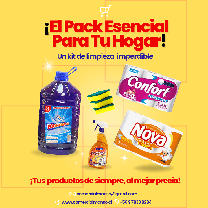 Pack Hogar Comercial Manso 1