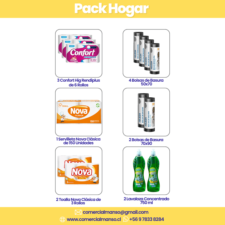 Pack Hogar Comercial Manso 2