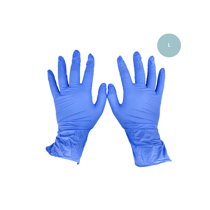 Guantes Nitrilo Azul Caja 100 Un 1