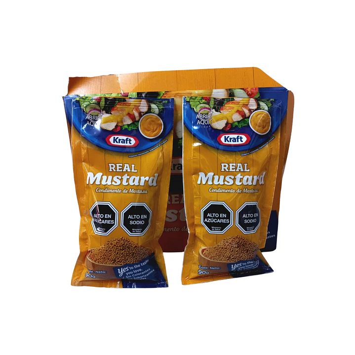 Mostaza 90grs kraft 1
