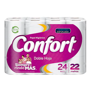 Confort 24 rollos 22mts