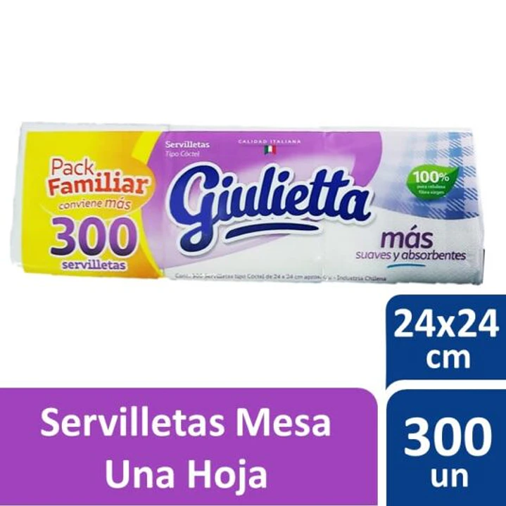 Servilleta giulietta 300 unidades 1