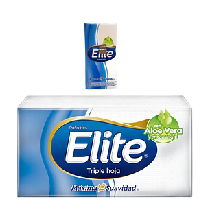 Pañuelo desechable elite con aloe vera 