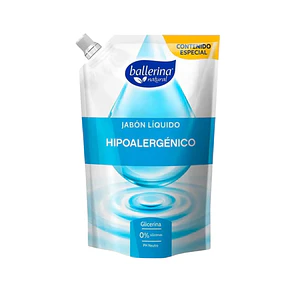 Jabon ballerina hipoalergenico 650cc 