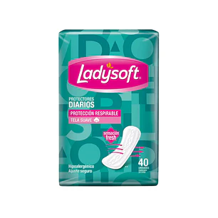 Protectores diarios ladysoft 40 unidades 