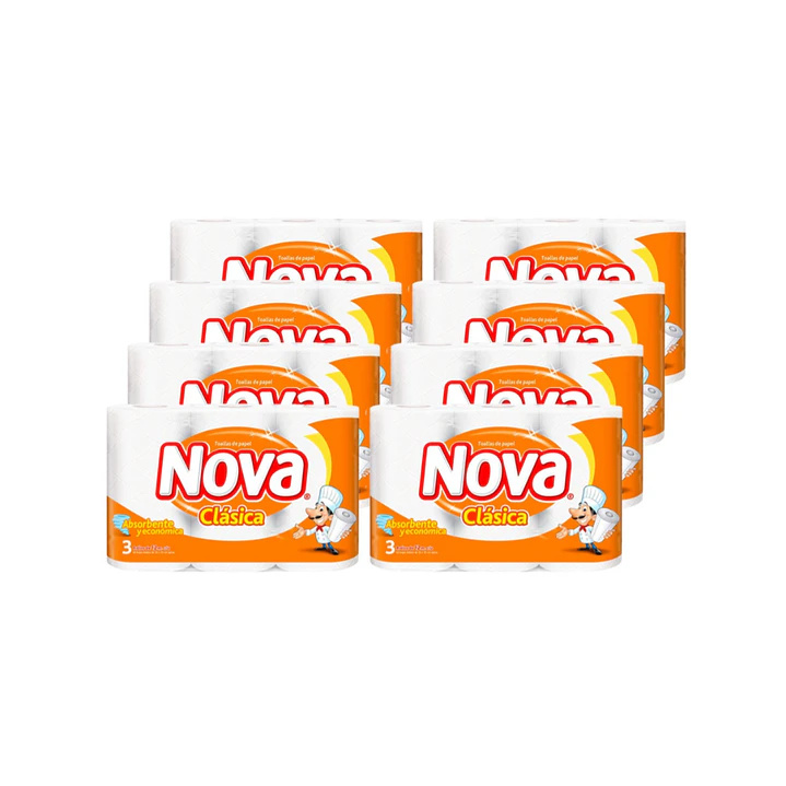 Manga Toalla Nova Clásica 24 rollos 1