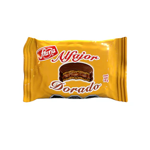 Alfajor dorado Fruna