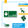 Vía de Evacuación Dirección Recta