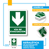 Vía de Evacuación Dirección Recta