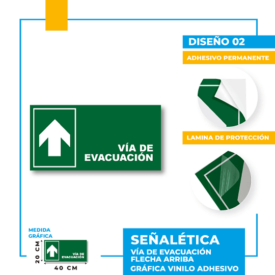 Vía de Evacuación Dirección Recta
