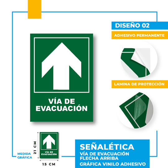 Vía de Evacuación Dirección Recta