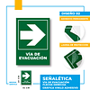 Vía de Evacuación Dirección Recta