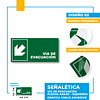 Vía de Evacuación Dirección Diagonal