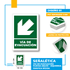 Vía de Evacuación Dirección Diagonal