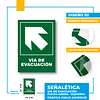 Vía de Evacuación Dirección Diagonal