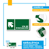Vía de Evacuación Dirección Diagonal