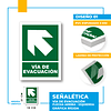 Vía de Evacuación Dirección Diagonal