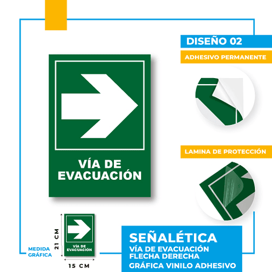 Vía de Evacuación Dirección Recta
