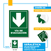 Vía de Evacuación Dirección Recta