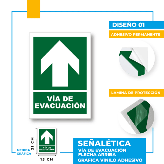 Vía de Evacuación Dirección Recta