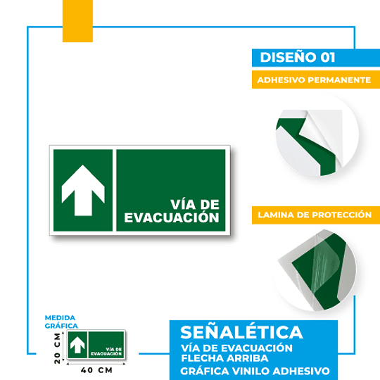 Vía de Evacuación Dirección Recta