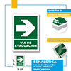 Vía de Evacuación Dirección Recta